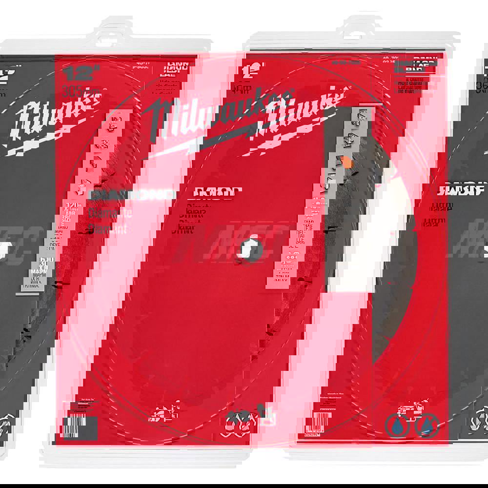 Wet & Dry Cut Saw Blade: 12